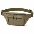 Gürteltasche 2 L aus Textil in Olivgrün mit Reißverschluss für Alltag und Outdoor
