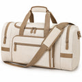 Sporttasche 50 x 25 x 30 cm Textilgewebe Beige Braun mit Schultergurt
