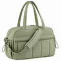 Reisetasche 45 x 22 x 30 cm Nylon Olivgrün mit Reißverschluss und Schultergurt