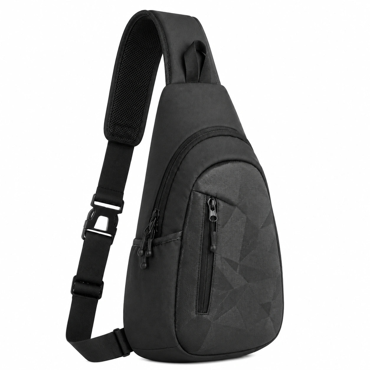 Umhängetasche 30 x 18 x 8 cm Schwarz Polyester mit verstellbarem Schultergurt